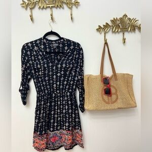 Bohemian baby doll dress S